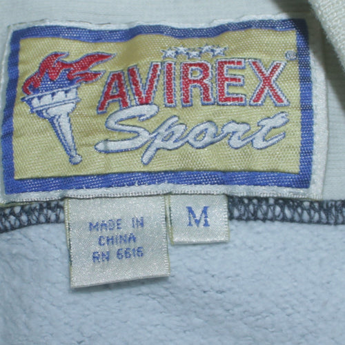 Avirex Mens Blue College Sports Pullover Sweatshirt M