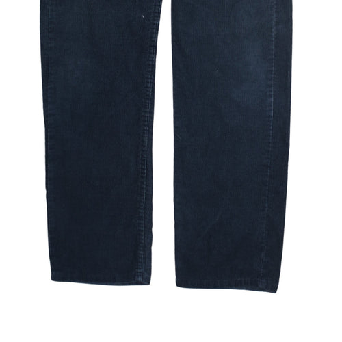 Levi's Men's Blue Corduroy Straight Leg Trousers Size 30