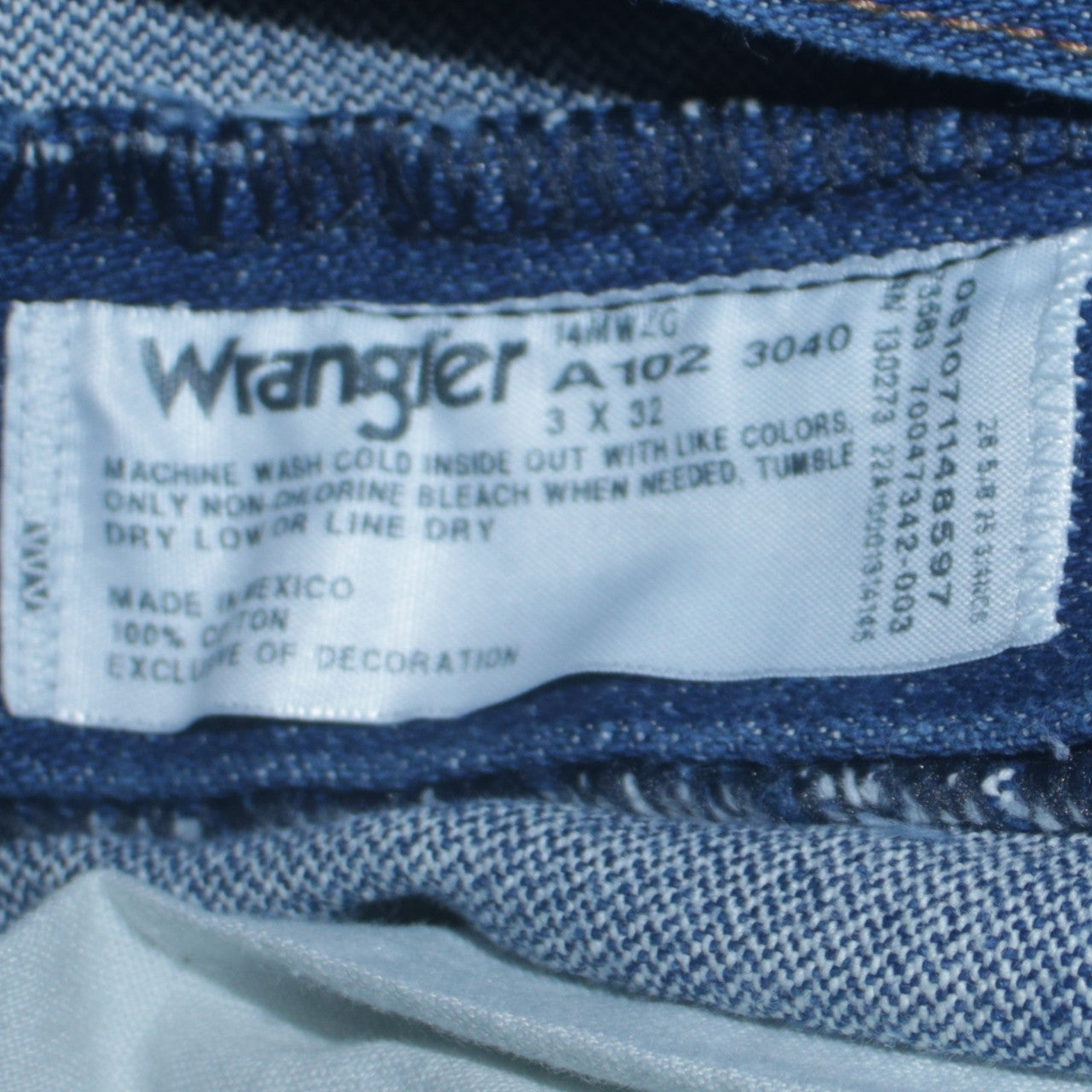 Wrangler Women Blue 3XL Straight Leg Jeans 100% Cotton Denim