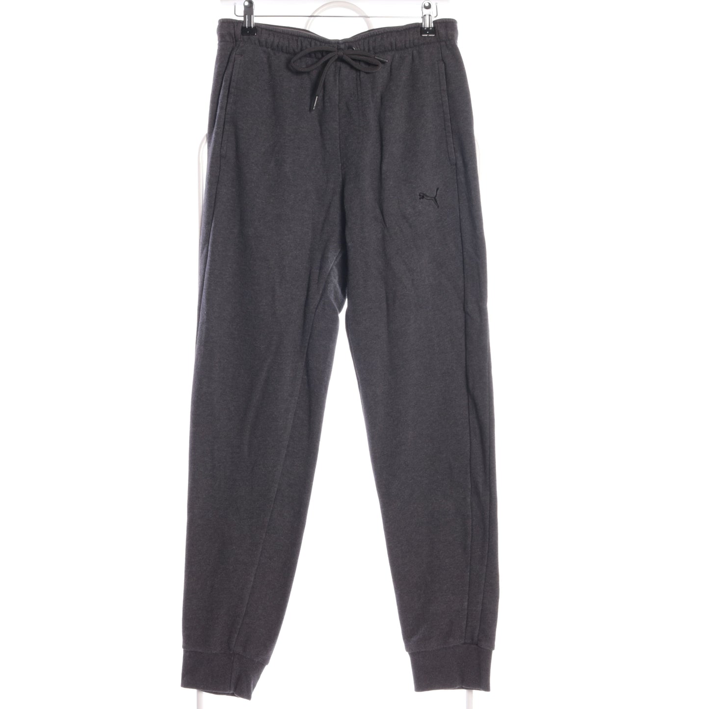 Puma Men’s Grey Regular Fit Sweatpants Tapered Casual Trousers M