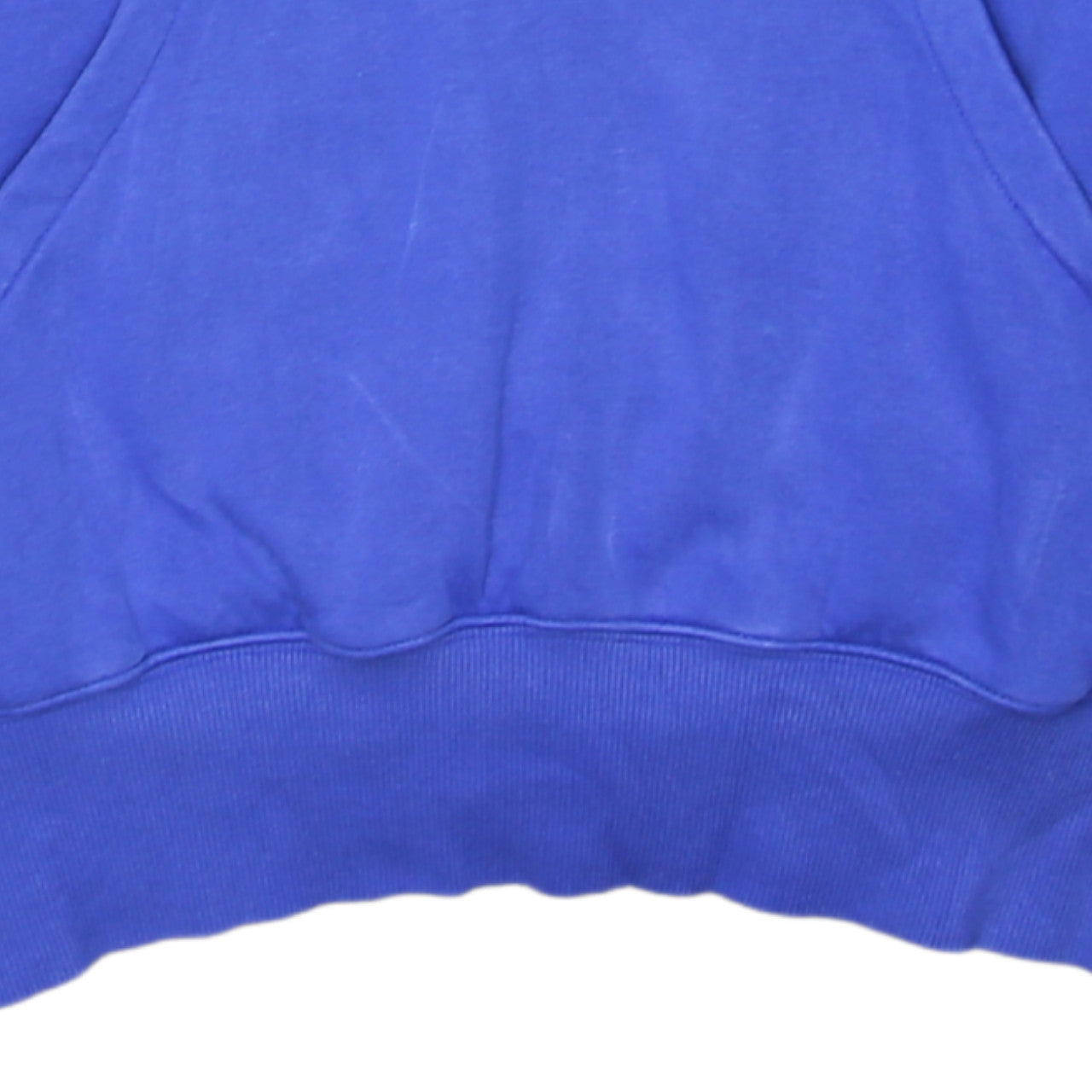 Nike Womens Blue XS Pullover Hoodie Cotton Blend Logo Sweatshirt