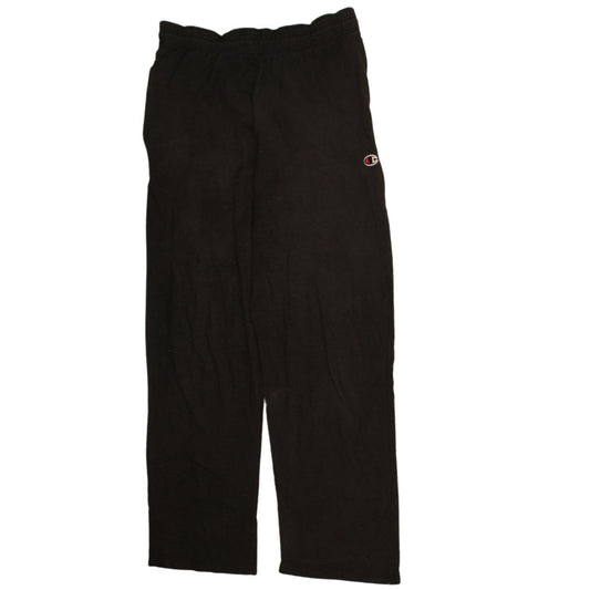 Champion Men's Black Fleece Sweatpants S Regular Fit