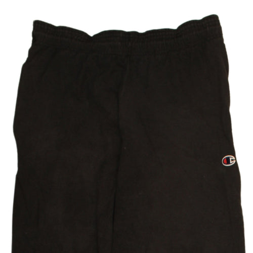 Champion Men's Black Fleece Sweatpants S Regular Fit
