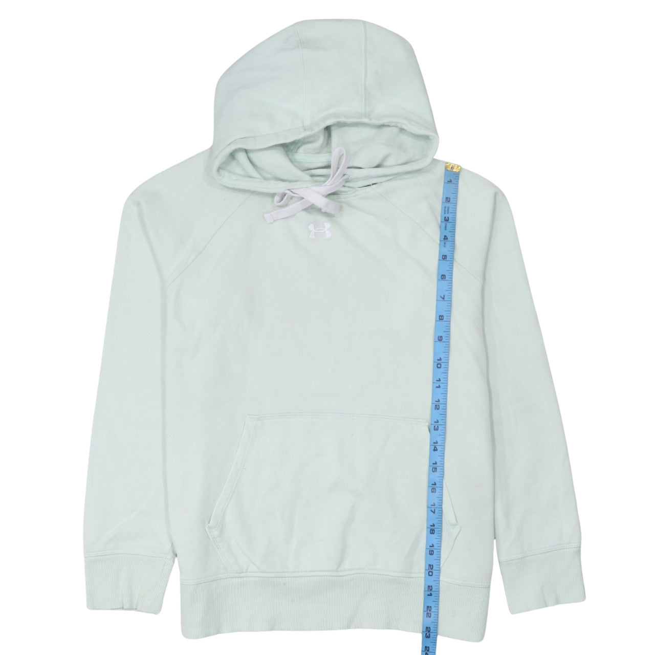 Under Armour Women's Mint Green Pullover Hoodie Medium Loose Fit