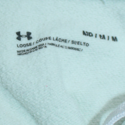 Under Armour Women's Mint Green Pullover Hoodie Medium Loose Fit