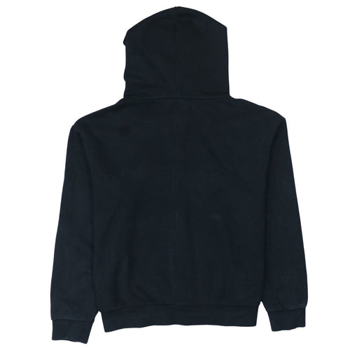 Converse Women's Black XL Full Zip Hoodie Cotton Blend