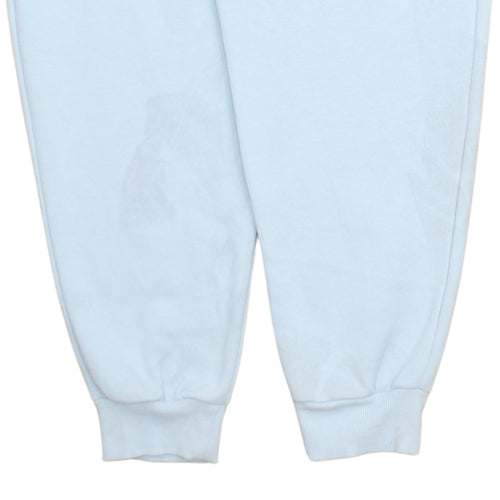 Puma Women Blue Fleece Sweatpants M Regular Fit Casual Sports