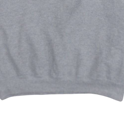 PrettyLittleThing Womens Grey Small California West Coast Sweatshirt