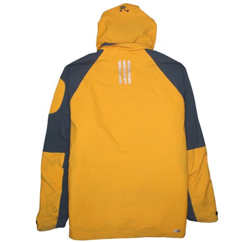 adidas Mens Yellow XL Waterproof Hooded Winter Parka Jacket