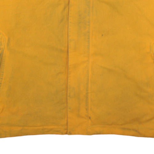 adidas Mens Yellow XL Waterproof Hooded Winter Parka Jacket