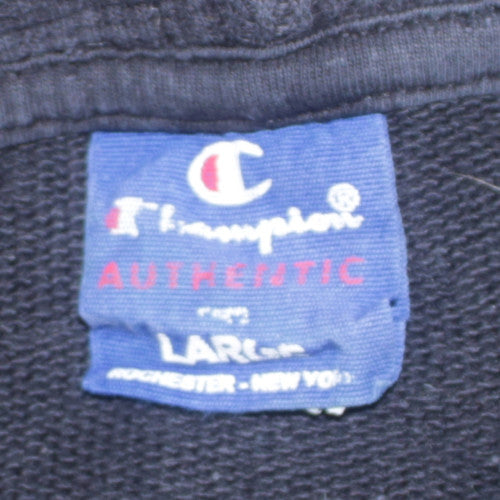 Champion Men's Black Pullover Hoodie Size L Regular Fit