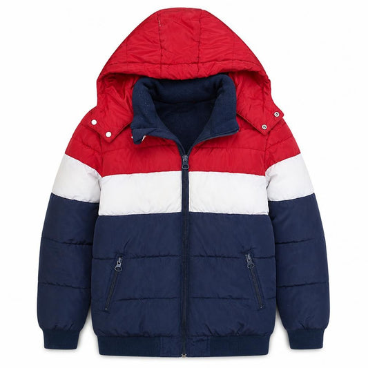 Levi’s Boys Multicoloured Hooded Puffer Jacket Size 14 Years Winter Coat