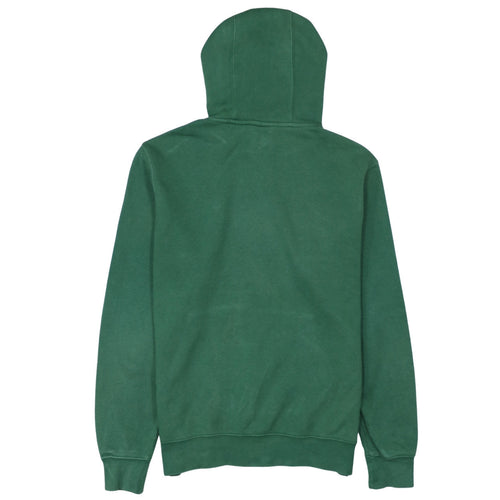 Nike Men's Green Pullover Hoodie Small Logo Sports Sweatshirt