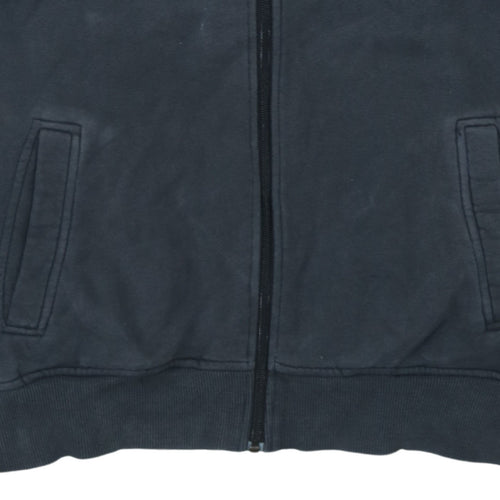 Quiksilver Men's Black 2XL Track Jacket Full Zip Cotton Fleece