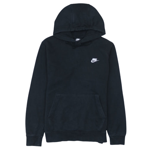 Nike Men's Black Small Pullover Hoodie with Logo