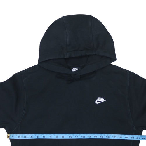 Nike Men's Black Small Pullover Hoodie with Logo