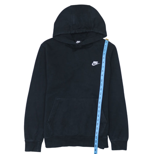 Nike Men's Black Small Pullover Hoodie with Logo