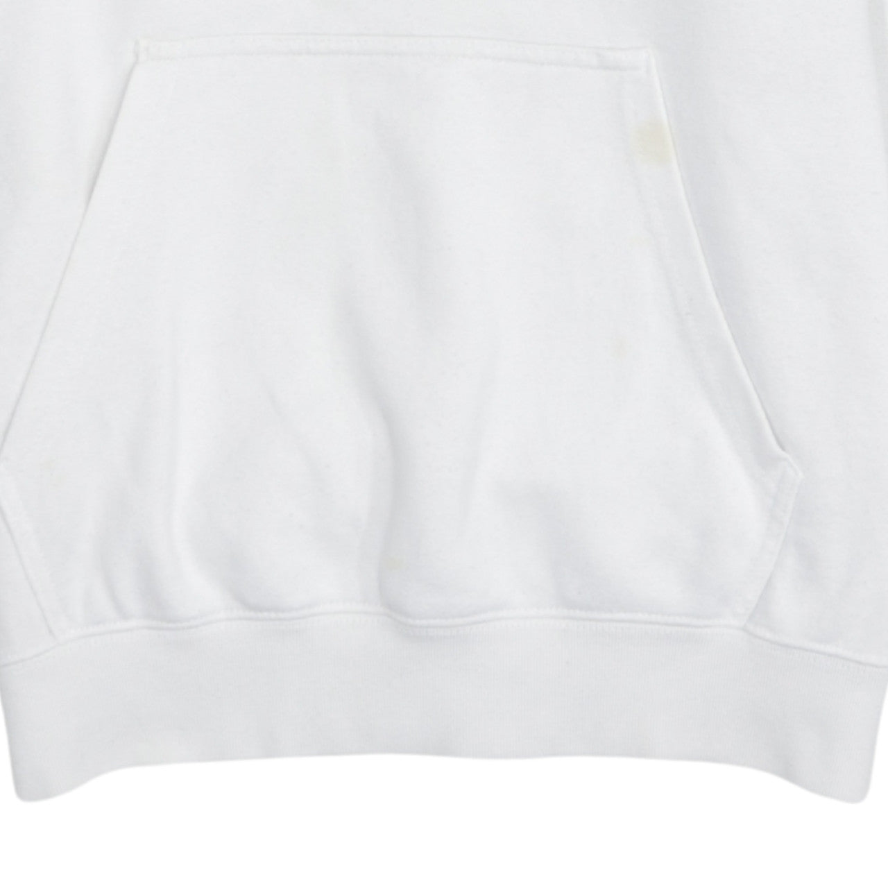 Champion Men's White Pullover Hoodie Size L Logo Fleece Sweatshirt