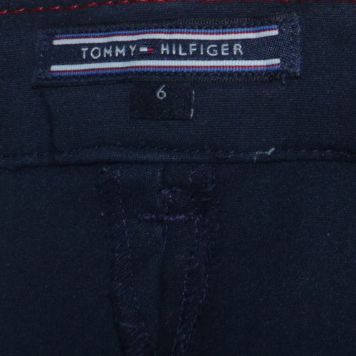 Tommy Hilfiger Women's Blue Slim Chino Trousers Size 6