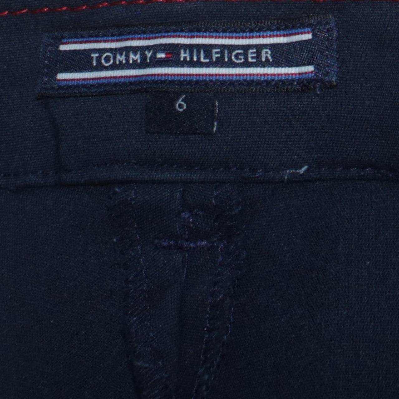 Tommy Hilfiger Women's Blue Slim Chino Trousers Size 6