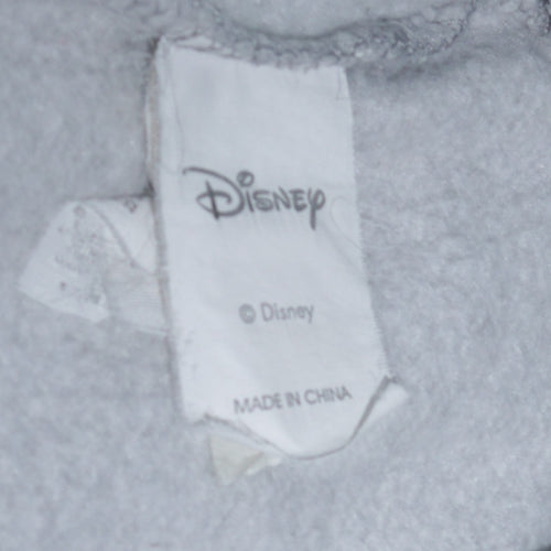 Disney Women Grey Chip Sweatshirt L Beauty and the Beast