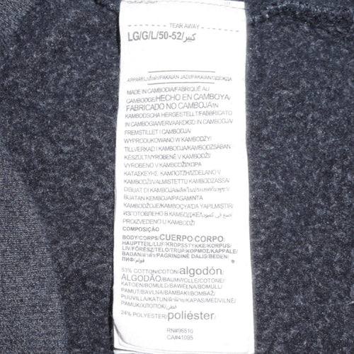 Under Armour Men Grey 1/2 Zip Hoodie L Loose Fit Sportswear
