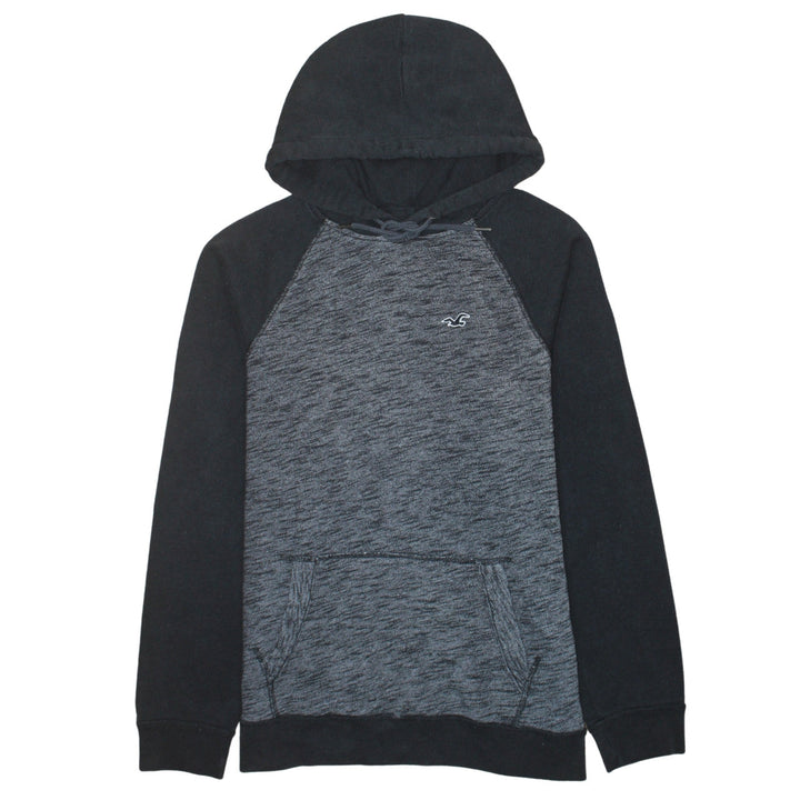 Hollister Men's Grey Pullover Hoodie Size S Casual Fleece Sweatshirt