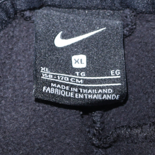 Nike Boys Black AS Roma Pullover Hoodie XL Fleece Football Sweatshirt