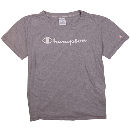 Champion Men's Grey XL Short Sleeve Crew Neck Sports T-Shirt