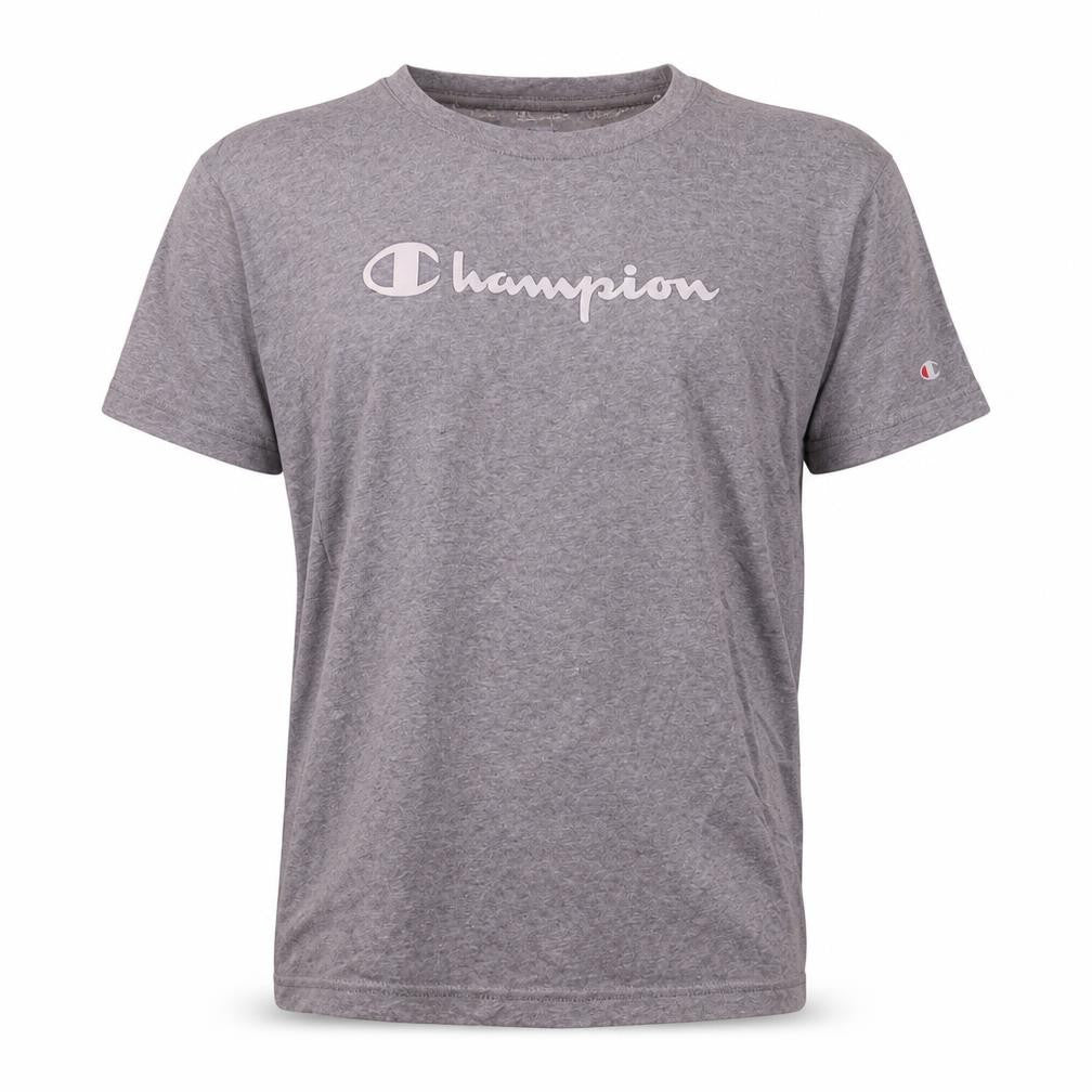 Champion Men's Grey XL Short Sleeve Crew Neck Sports T-Shirt