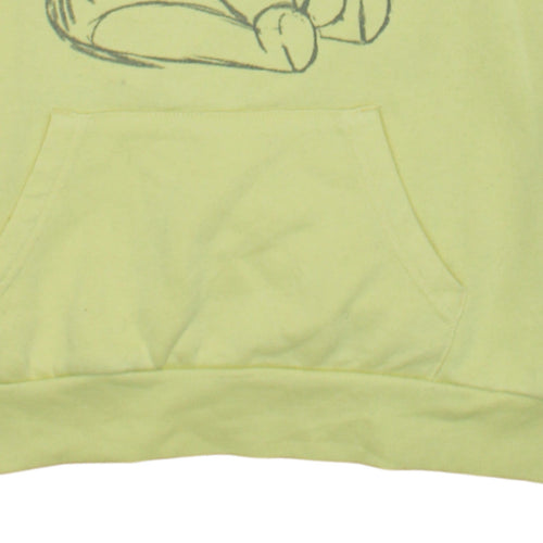 Disney Primark Women's Yellow Winnie the Pooh Pullover Hoodie 2XS