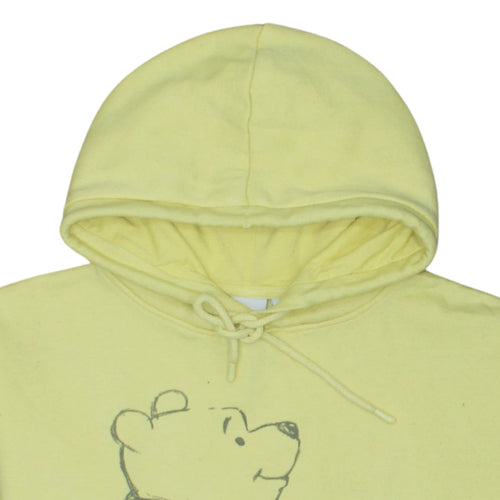 Disney Primark Women's Yellow Winnie the Pooh Pullover Hoodie 2XS