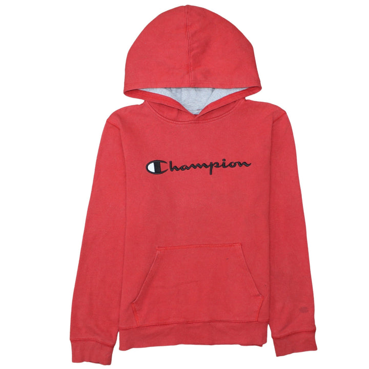 Champion Boys Red Pullover Hoodie XL Cotton Blend Fleece Sweatshirt