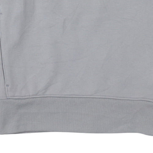 Hollister Men’s Grey Pullover Hoodie XS Lightweight Logo Sweatshirt