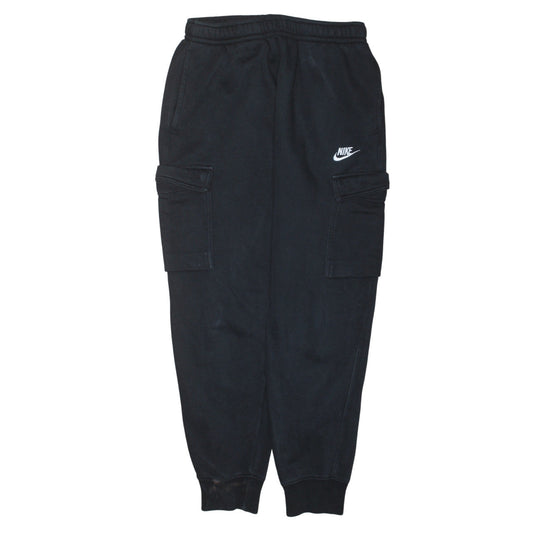 Nike Men's Black Cargo Jogger Sweatpants Small Cotton Blend