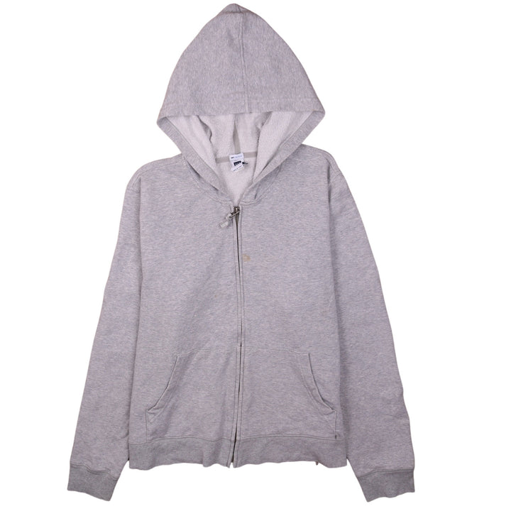 GAP Men's Grey Full Zip Hoodie XL Fleece Cotton Blend