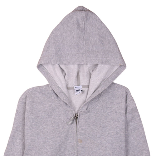 GAP Men's Grey Full Zip Hoodie XL Fleece Cotton Blend