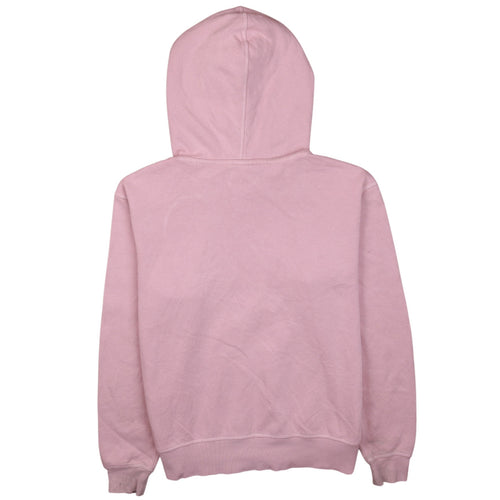 H&M Disney Women's Pink Pullover Hoodie Small Mickey Logo Lined