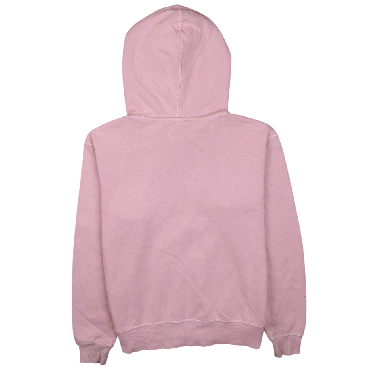 H&M Disney Women's Pink Pullover Hoodie Small Mickey Logo Lined