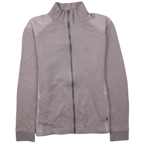 Calvin Klein Jeans Men's Grey Track Jacket Size S Full Zip Cotton Blend