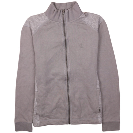 Calvin Klein Jeans Men's Grey Track Jacket Size S Full Zip Cotton Blend
