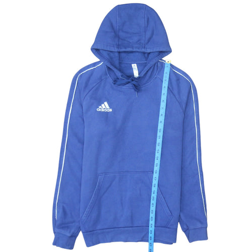 Adidas Men's Blue Pullover Hoodie Size S Sports Fleece