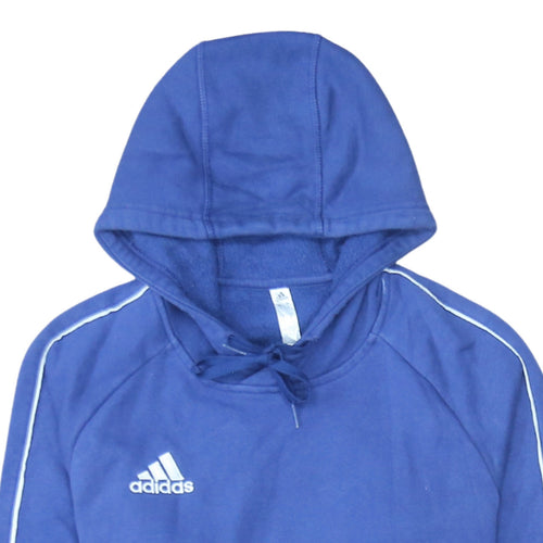 Adidas Men's Blue Pullover Hoodie Size S Sports Fleece
