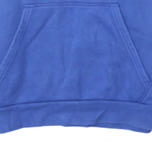 Adidas Men's Blue Pullover Hoodie Size S Sports Fleece