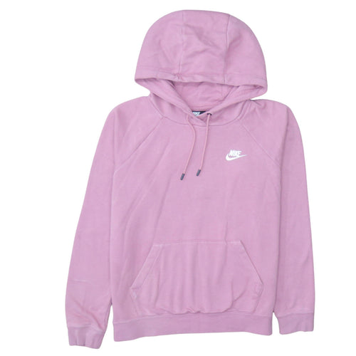Nike Women Pink Pullover Hoodie Small Cotton Blend Casual