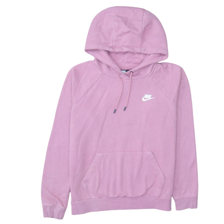 Nike Women Pink Pullover Hoodie Small Cotton Blend Casual