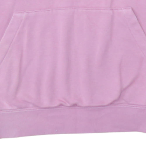 Nike Women Pink Pullover Hoodie Small Cotton Blend Casual