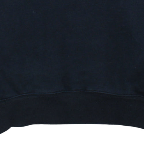 Nike Men's Red and Blue Pullover Hoodie Medium Fleece Sportswear