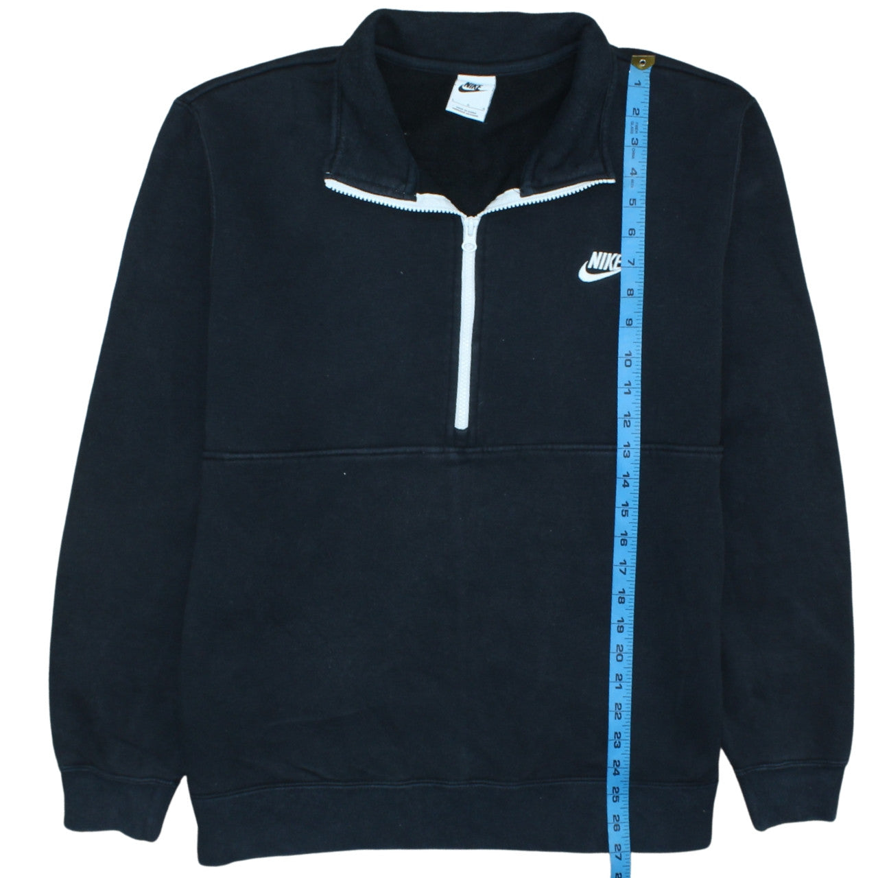 Nike Men's Black Fleece 1/2 Zip Pullover Sweatshirt Size L
