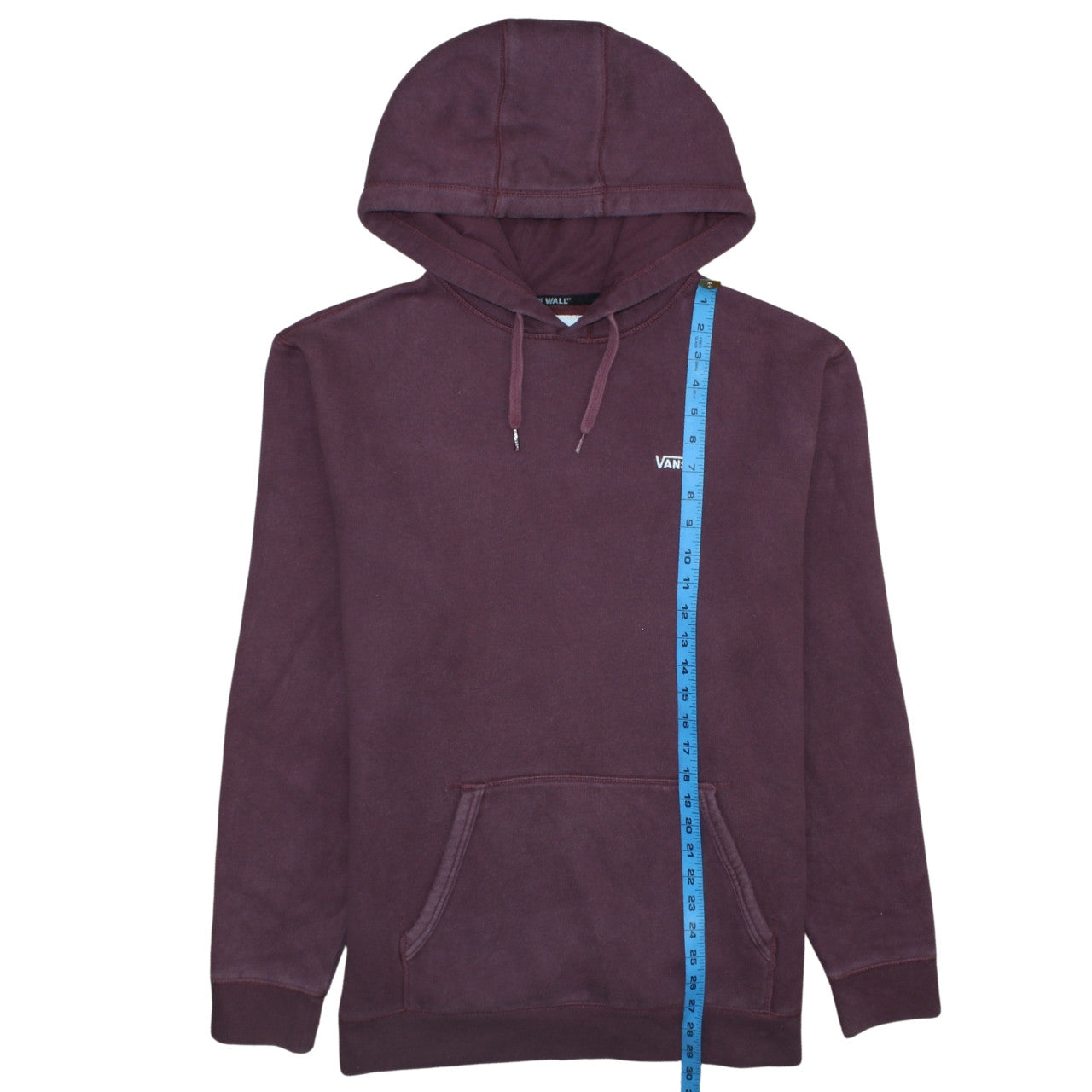 Vans Men’s Brown Pullover Hoodie Size L Fleece Regular Fit